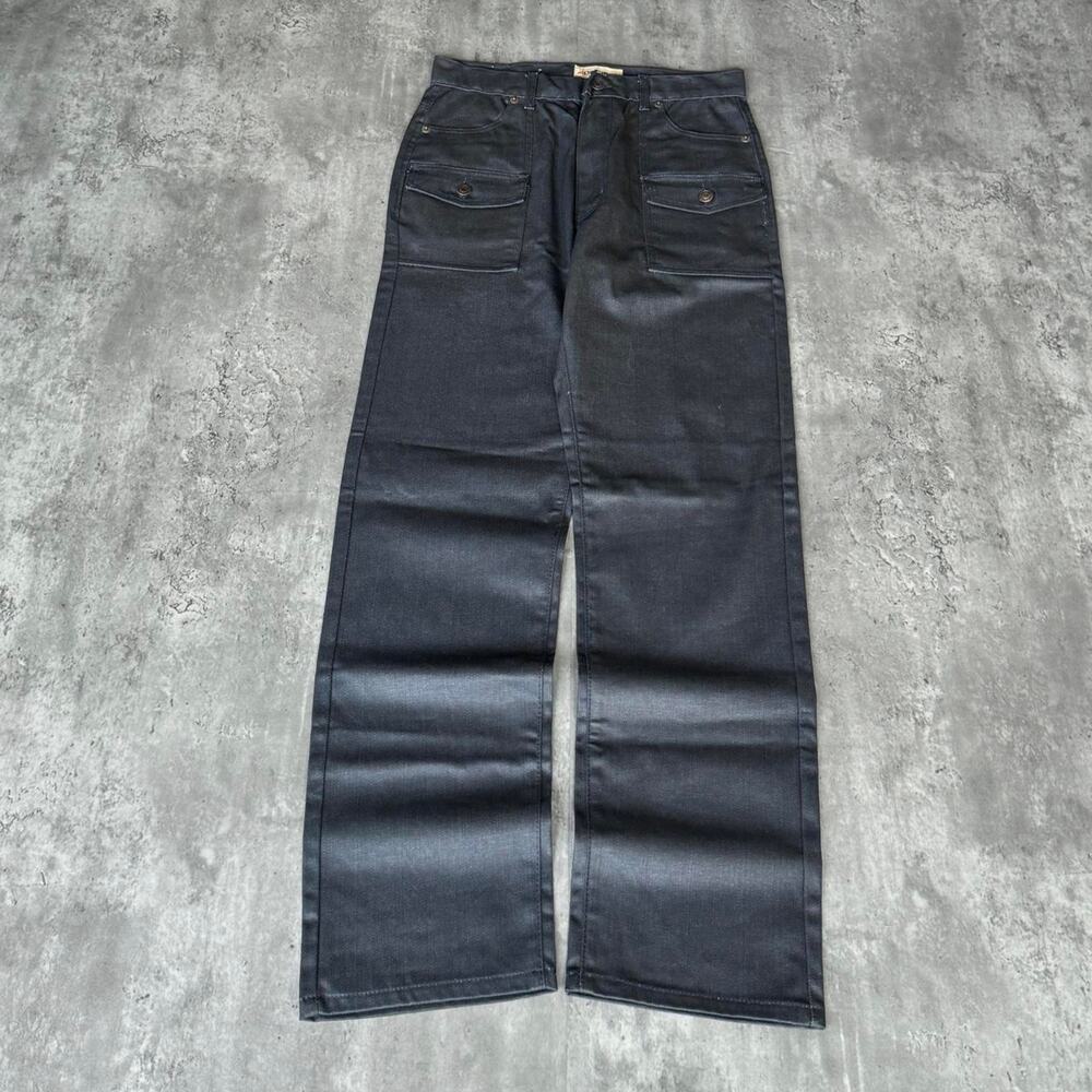 Vintage Y2K Decibel Grunge Opium Starched Cargo Tech Jeans